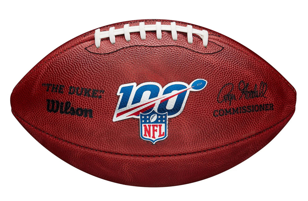 100th Anniversary Wilson Official NFL Authentic Game Football