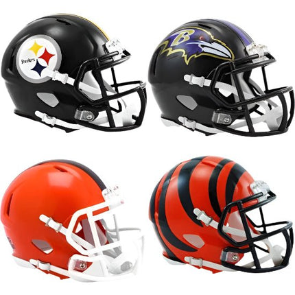 AFC North Riddell SPEED Mini Helmet Set