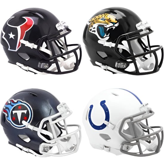 AFC South Riddell SPEED Mini Helmet Set