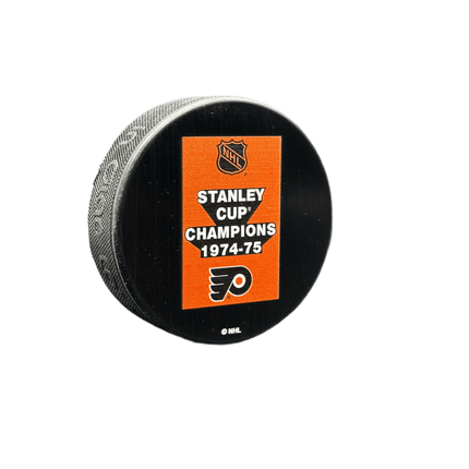 Philadelphia Flyers 1974-75 Stanley Cup Champions NHL Hockey Puck