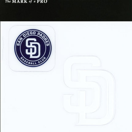 San Diego Padres Rawlings MLB Official Batting Helmet Replica Decal Kit