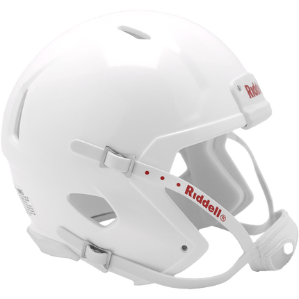 Blank White Riddell Speed Customizable Football Mini Helmet Shell