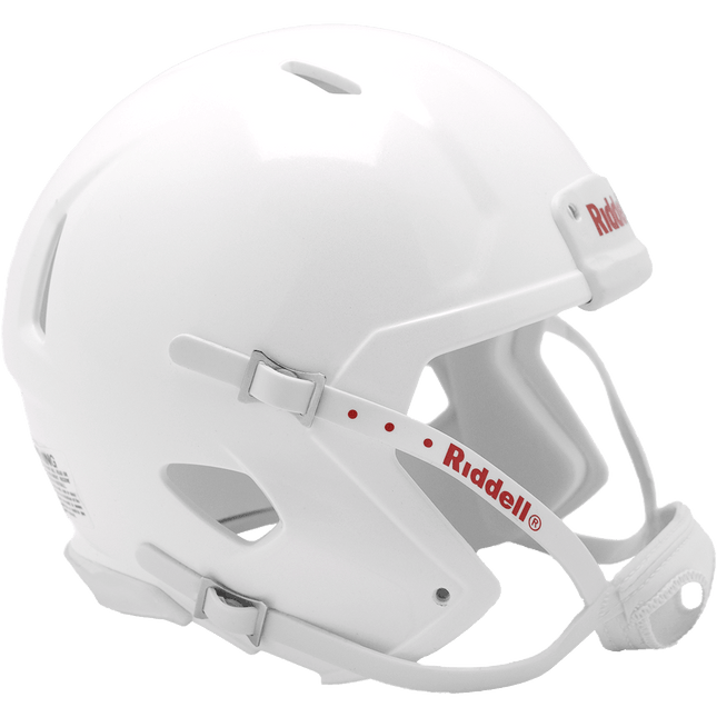 Blank White Riddell Speed Customizable Football Mini Helmet Shell