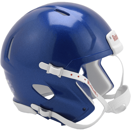 Blank Memphis Blue Riddell Speed Customizable Football Mini Helmet Shell