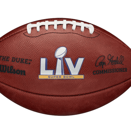 Super Bowl 55 LV Wilson Official NFL Authentic Game Football Tampa Bay Buccaneers vs Kansas City Chiefs