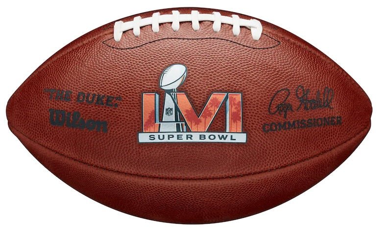 Super Bowl 56 LVI Wilson Official NFL Authentic Game Football Cincinnati Bengals vs Los Angeles Rams