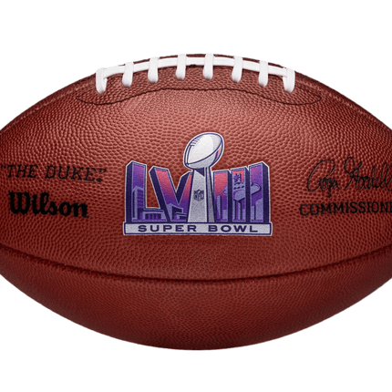 Super Bowl 58 LVIII Wilson Official NFL Authentic Game Football Kansas City Chiefs vs San Francisco 49ers