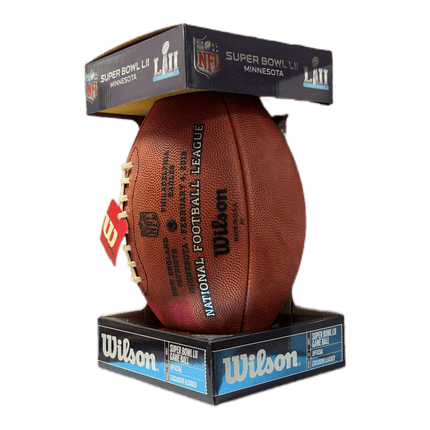 Philadelphia Eagles Super Bowl 52 LII Champions Green Panel Wilson Official NFL Authentic Game Football