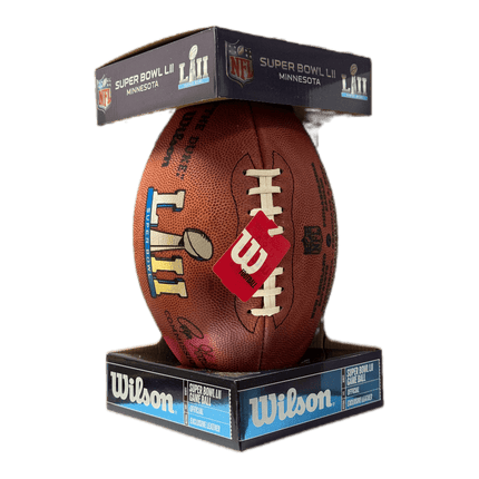 Philadelphia Eagles Super Bowl 52 LII Champions Green Panel Wilson Official NFL Authentic Game Football