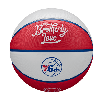 Philadelphia 76ers City of Brotherly Love NBA City Edition Wilson Collector's Basketball