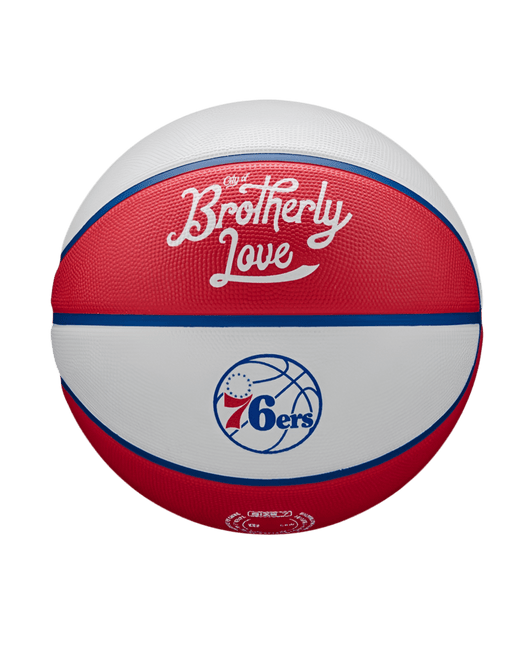 Philadelphia 76ers City of Brotherly Love NBA City Edition Wilson Collector's Basketball